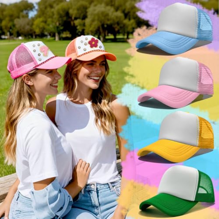 10 Pack Blank Trucker Hats DIY - Hat Sublimation Blank 리뷰 및 가격