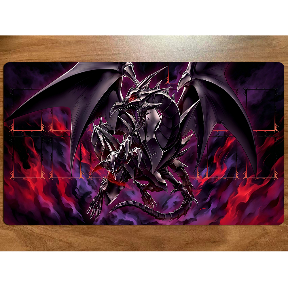 Yu-Gi-Oh Playmat Red-Eyes Blac - Door Mat Blank 리뷰 및 가격