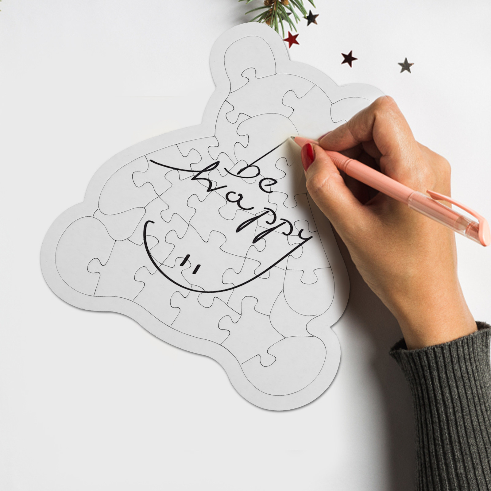5Pcs White Blank Jigsaw Puzzle - Puzzle Blank White 리뷰 및 가격