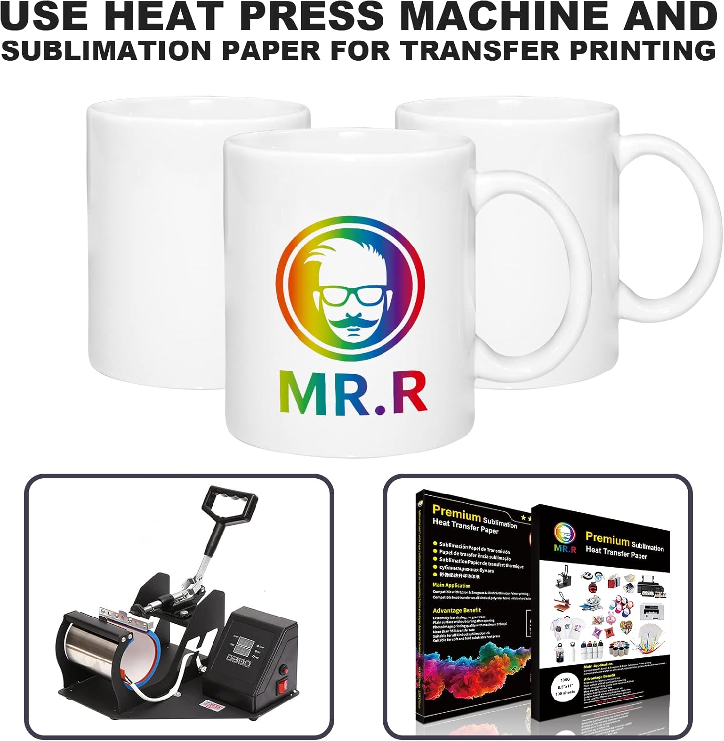 Set of 36 Sublimation Blanks D - Sublimation Mug White 리뷰 및 가격