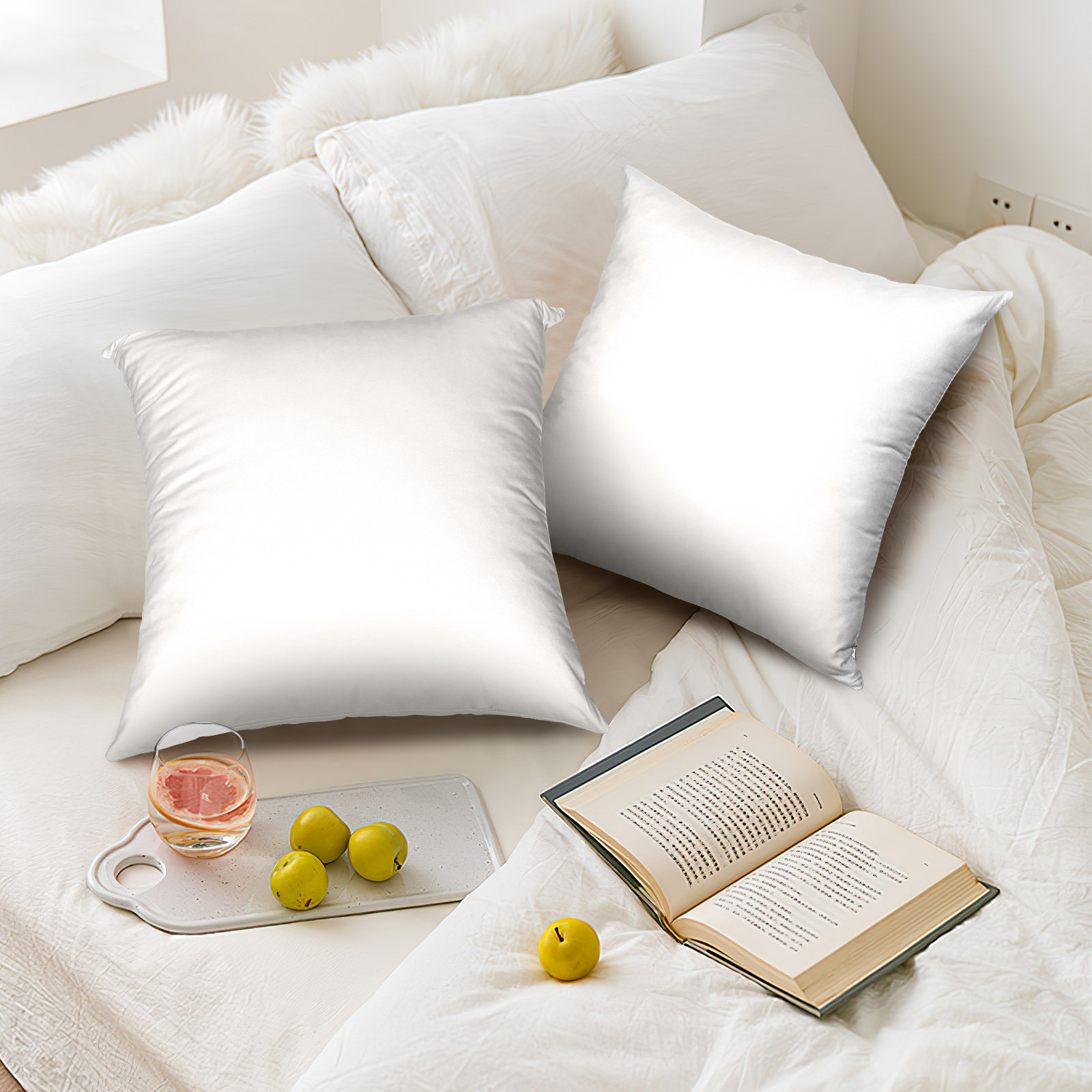 4Pcs White Sublimation Pillowc - Pillow Cover Sublimation 리뷰 및 가격