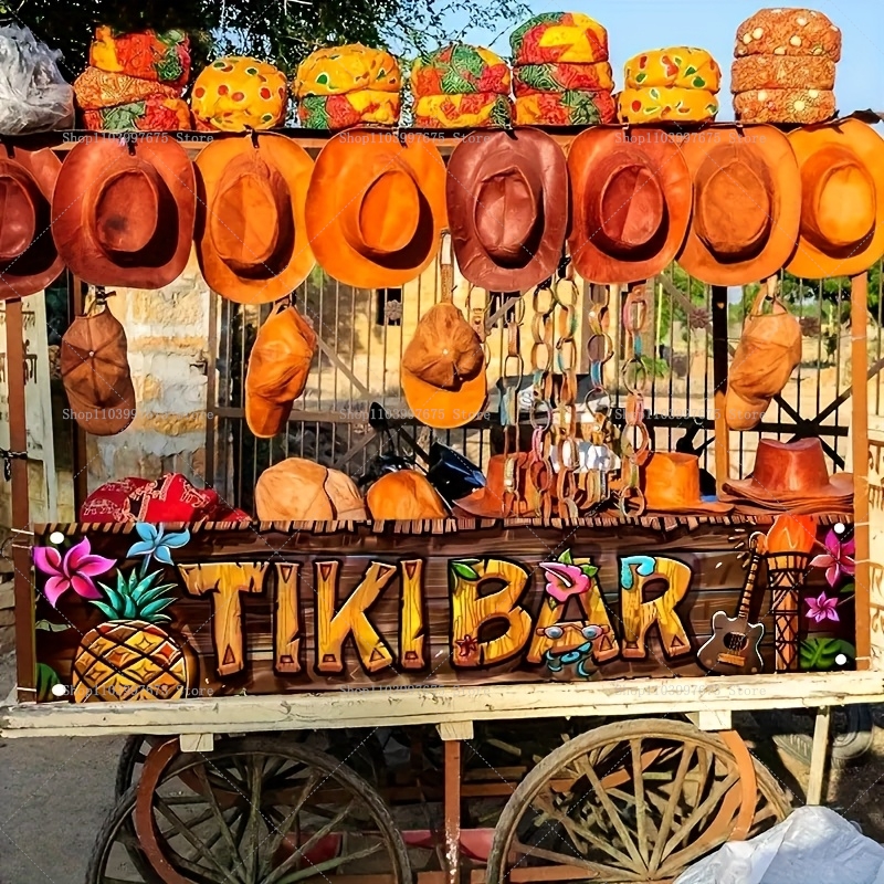 Tiki Bar Banner Tropical Hawai - Yard Sign Blank 리뷰 및 가격