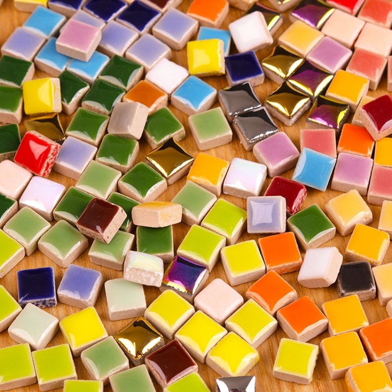 100g DIY Ceramic Mosaic Tiles  - Ceramic Tile Blank 리뷰 및 가격