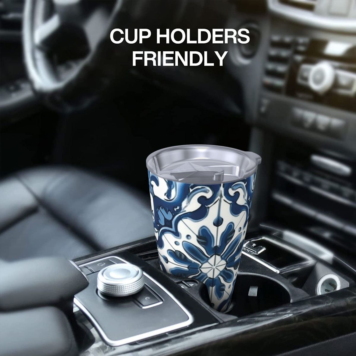 Blue And White Majolica Patter - Tumbler 20Oz White 리뷰 및 가격