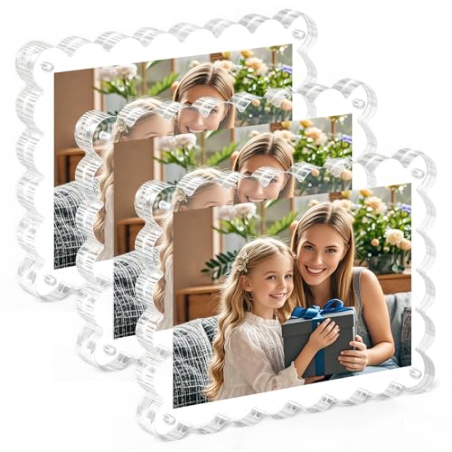 3Pack Magnetic Acrylic Picture - Photo Acrylic Block 리뷰 및 가격