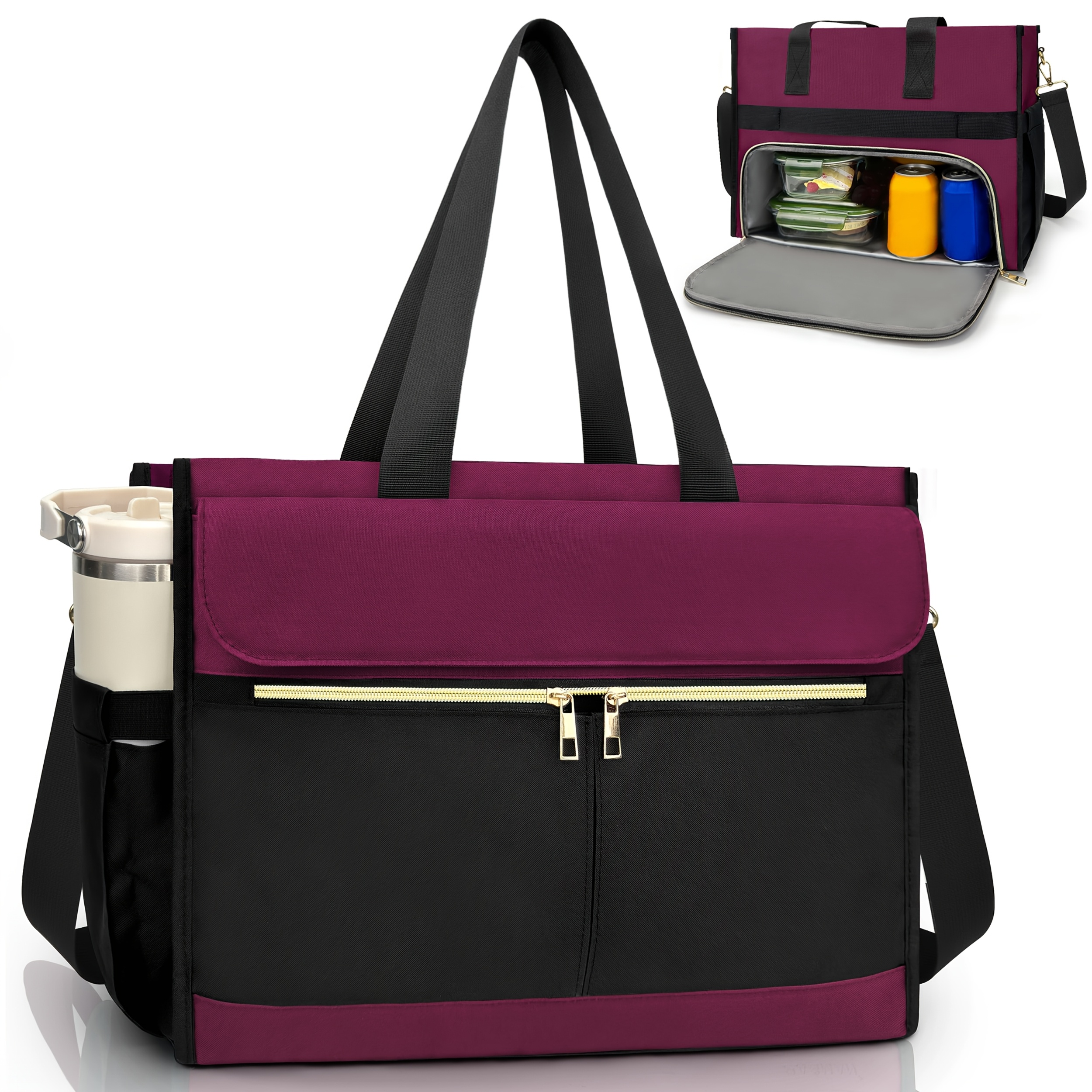 Oxford Lunch Bag for Women, La - Tote Bag Sublimation 리뷰 및 가격