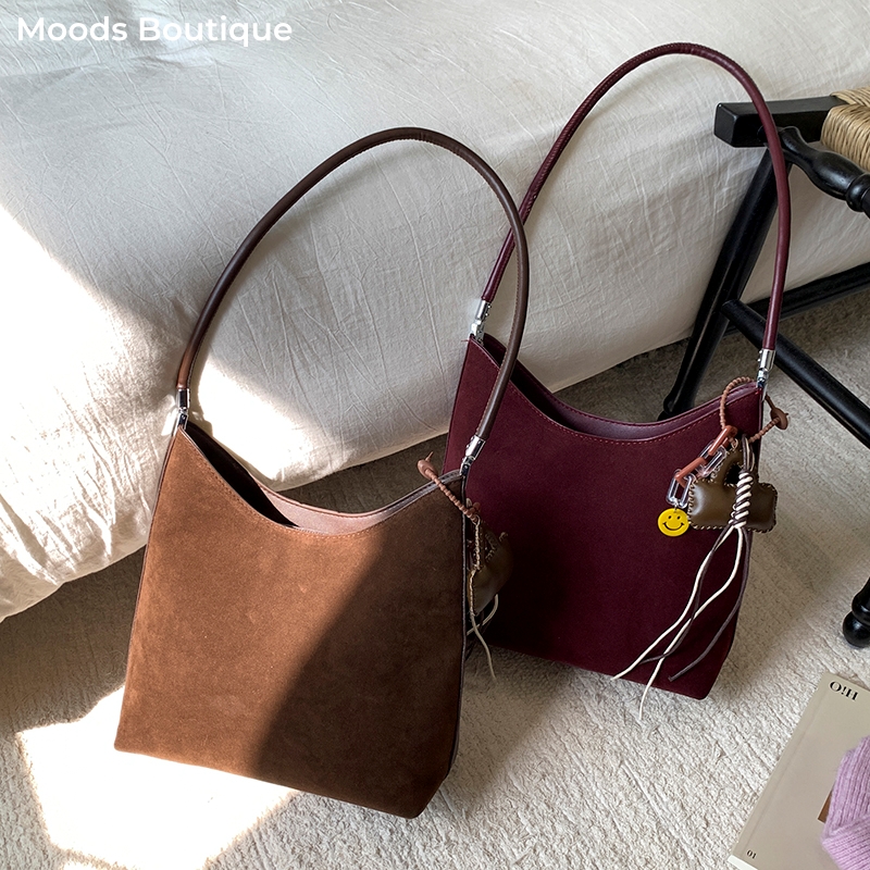 MOODS 2025 Autumn New PU Suede - Tote Bag Sublimation 리뷰 및 가격