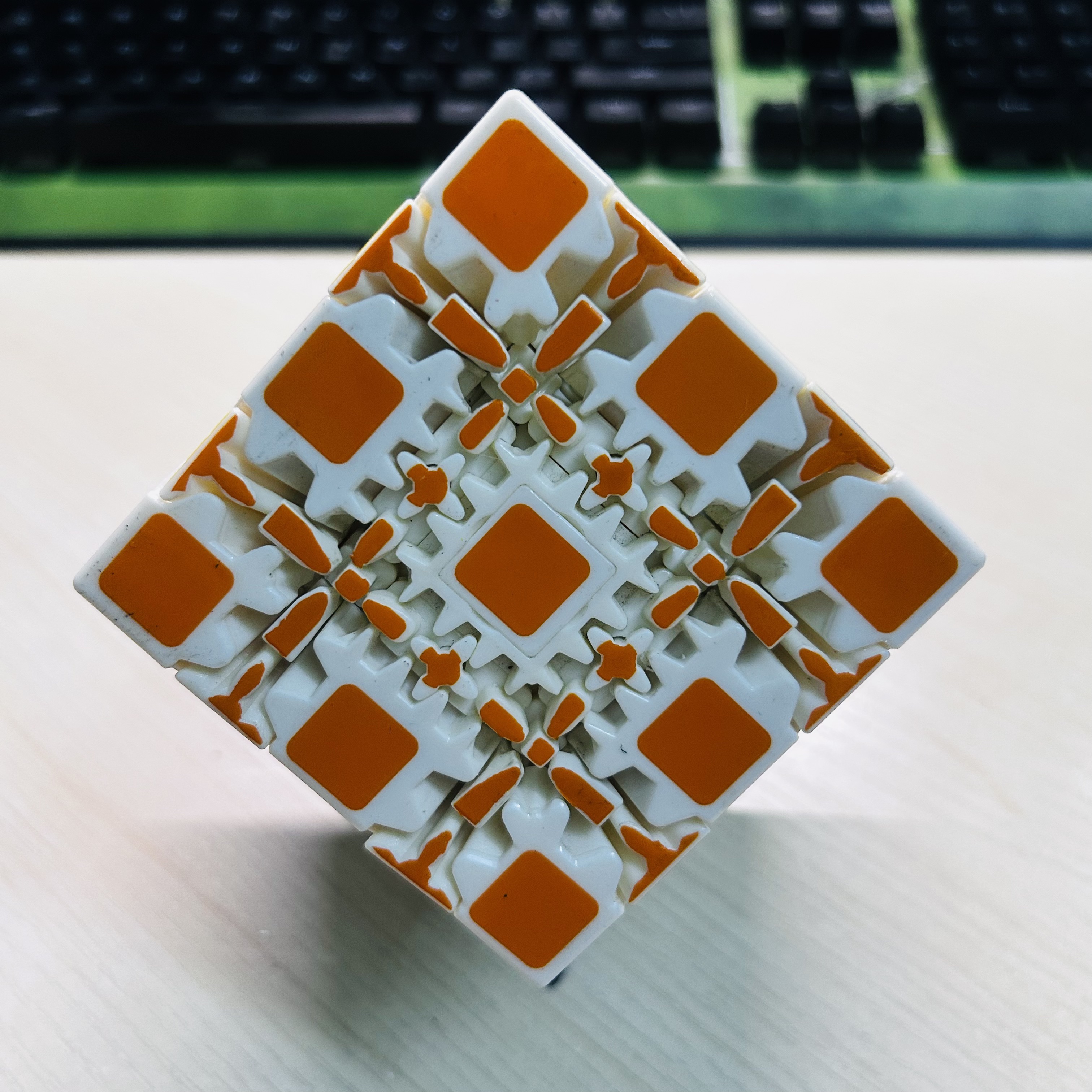 Collection Cube 5x5 Gear Cube  - Puzzle Blank White 리뷰 및 가격