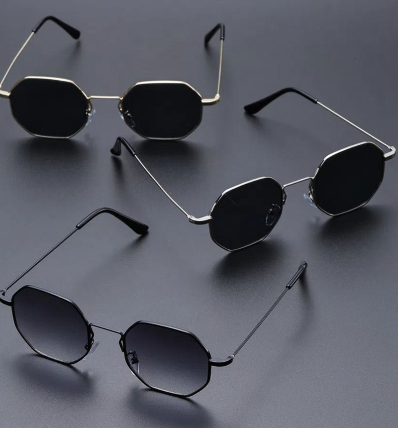 Sexy Small Square Sunglasses W - Metal Photo Panel 리뷰 및 가격
