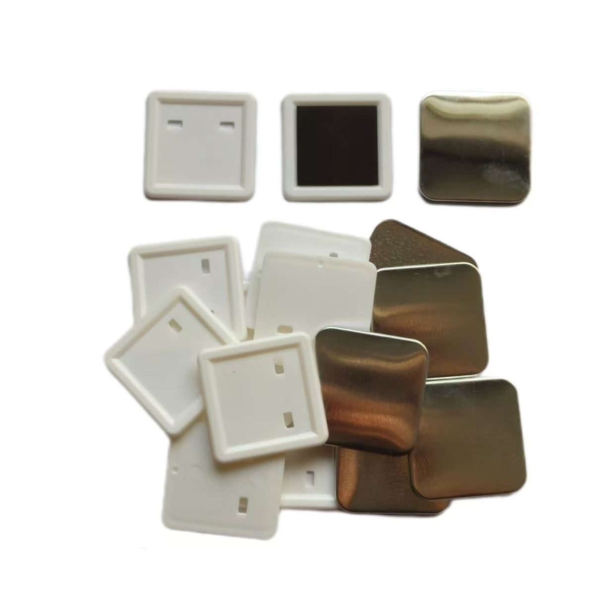 100pcs 50*50mm 2inch Square ma - Button Badge Blank 리뷰 및 가격