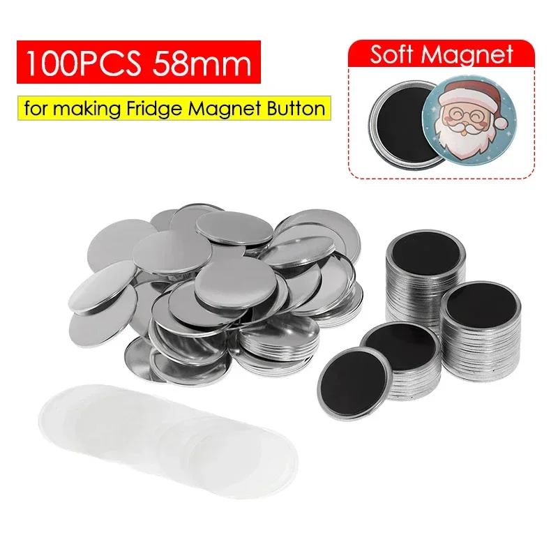 50/100PCS 25-75mm Magnet Refri - Button Badge Blank 리뷰 및 가격