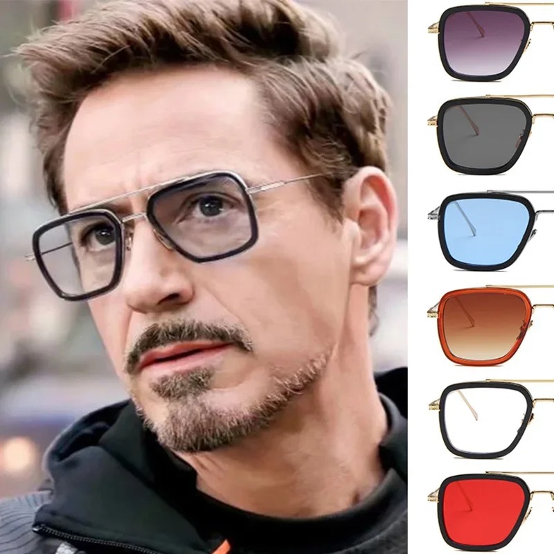 Steam Punk Tony Stark Sunglass - Metal Photo Panel 리뷰 및 가격